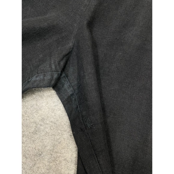Not Perfect Linen Genova Pants Black Large - Picture 5 of 16